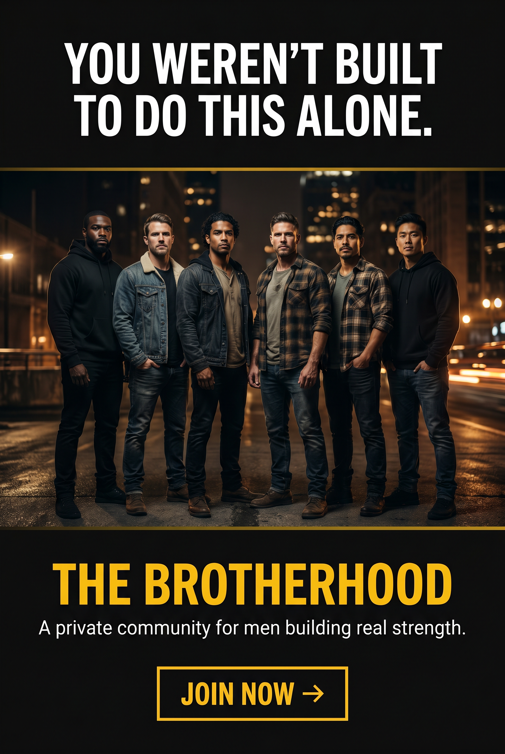 Join The Brotherhood - A private community for men building real strength